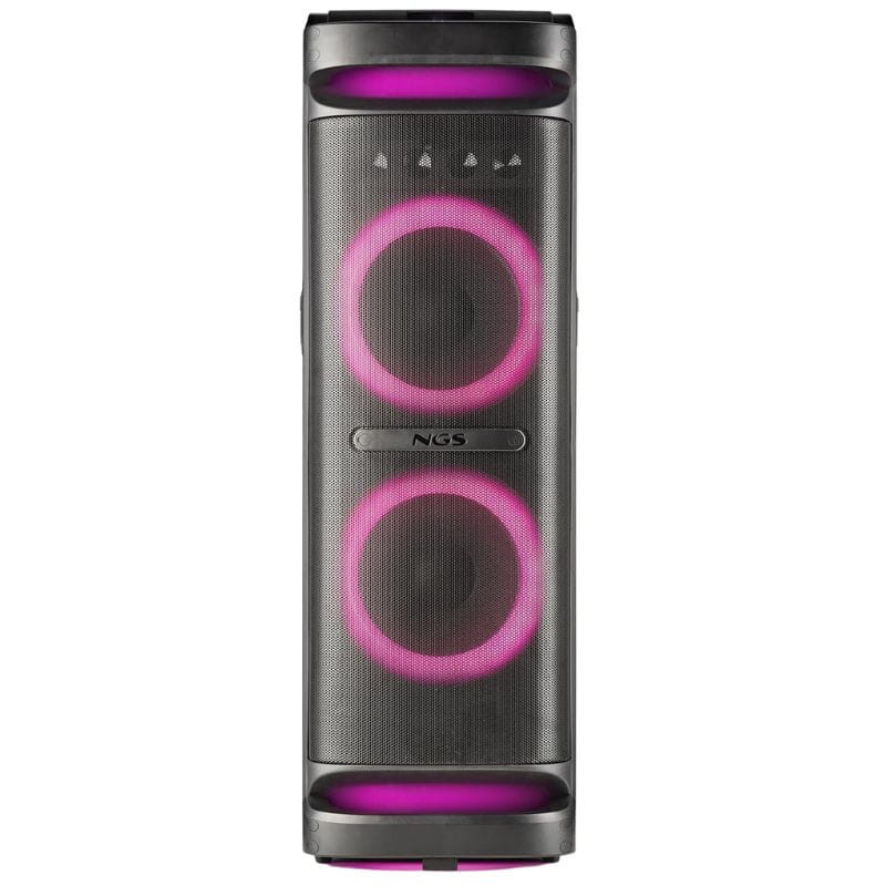 NGS WILD SPACE 3 800 W Negro - Altavoz portátil estéreo, imagen iluminado en rosa
