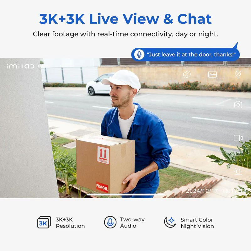 Resolución 3K de Imilab EC6 Dual CMSXJ68A 3K+3K WiFi