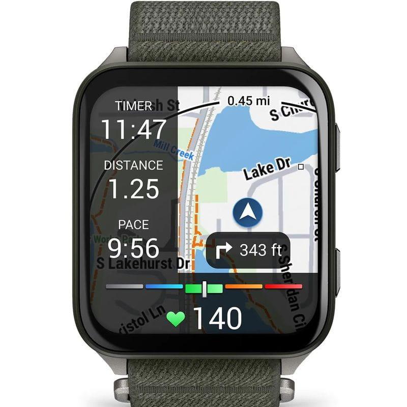 Frontal de Garmin Venu X1 Verde