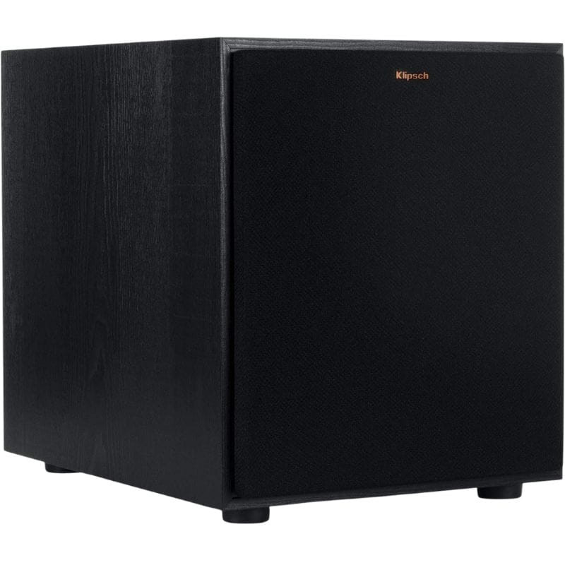 Klipsch R 100-SW Subwoofer Negro, imagen lateral