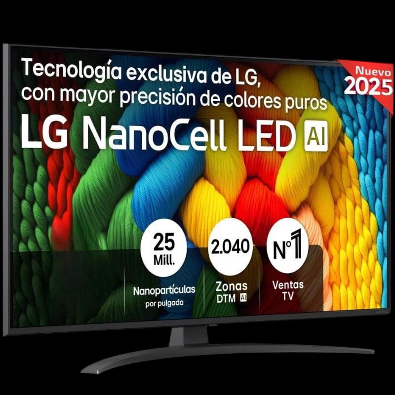 LG AI 43NANO81A6A 43 4K Ultra HD NanoCell Smart TV Negro