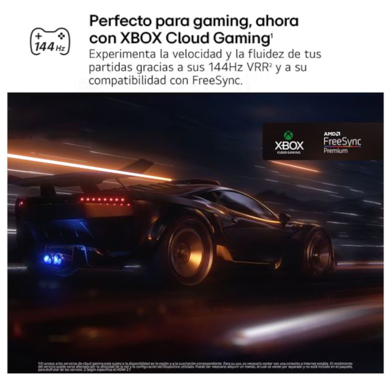 Gaming de LG QNED evo AI 55QNED87A6B