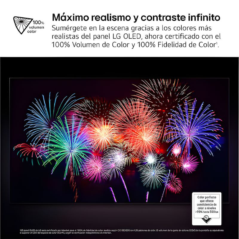 LG OLED65C54LA 65" 4K UHD noir avec écran OLED ultra-fin, noirs profonds, couleurs vives, VRR 120 Hz, G-SYNC/FreeSync et temps de réponse <0,1 ms.