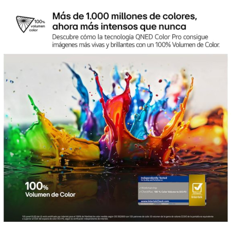 Cores de LG QNED evo AI 65QNED87A6B