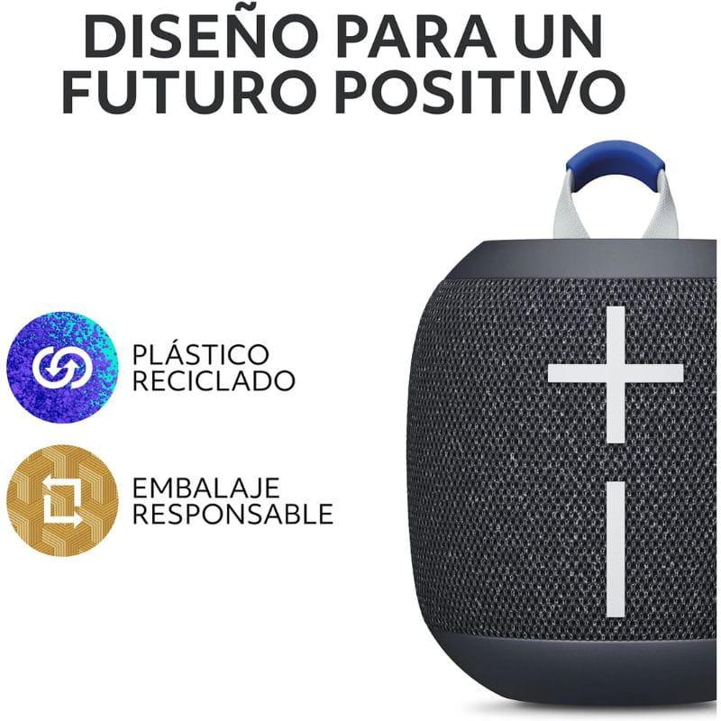 Ultimate Ears WONDERBOOM 4 PRETO - Coluna Bluetooth estéreo, materiais reciclados