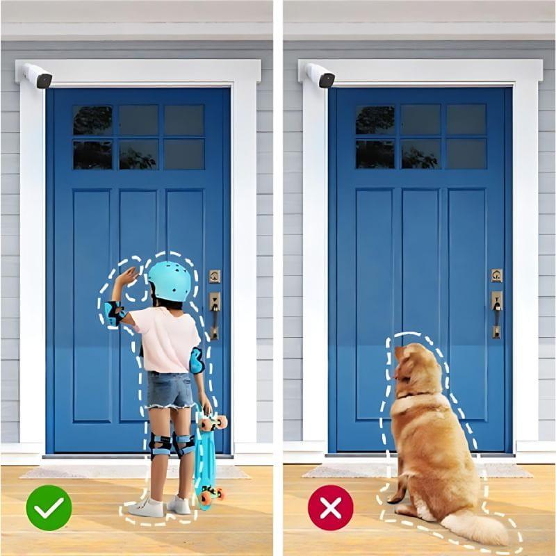 Eufy Security (eufyCam 2 Pro) 2K IP67 WiFi Blanco Kit 3+1, detección de humanos.