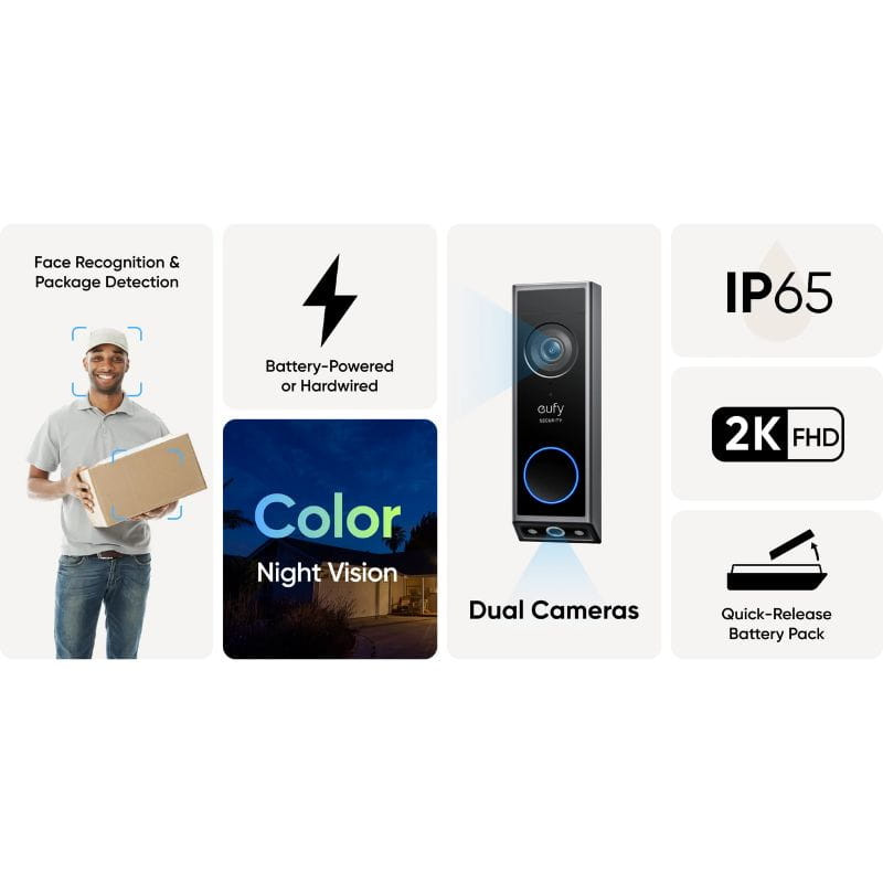 Eufy Security E340 - Timbre inteligente. Características