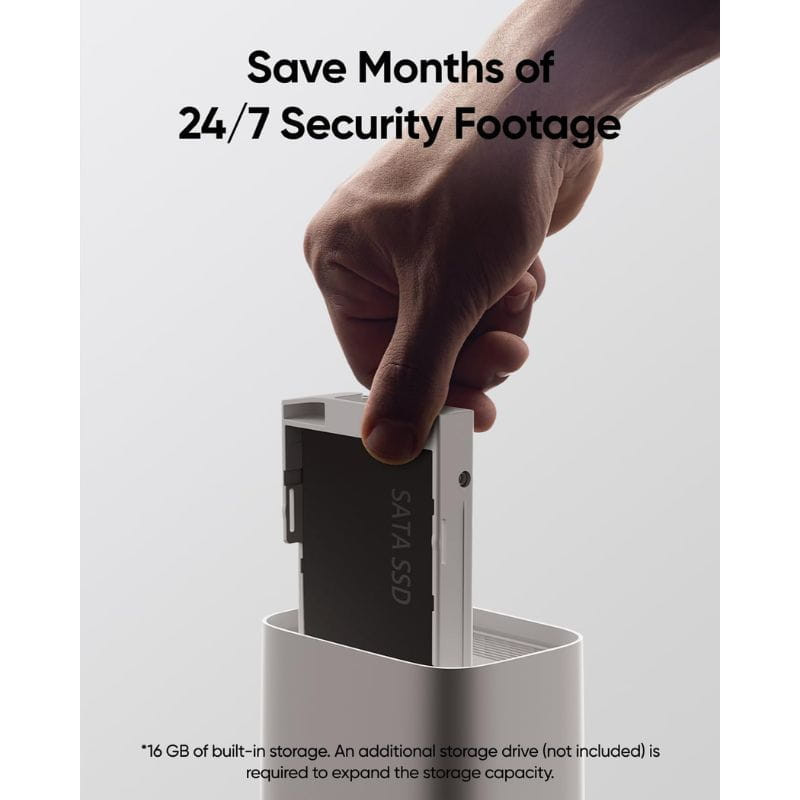 EufyCam E330 4K IP - Caméra de sécurité extérieure. Sécurité de stockage.