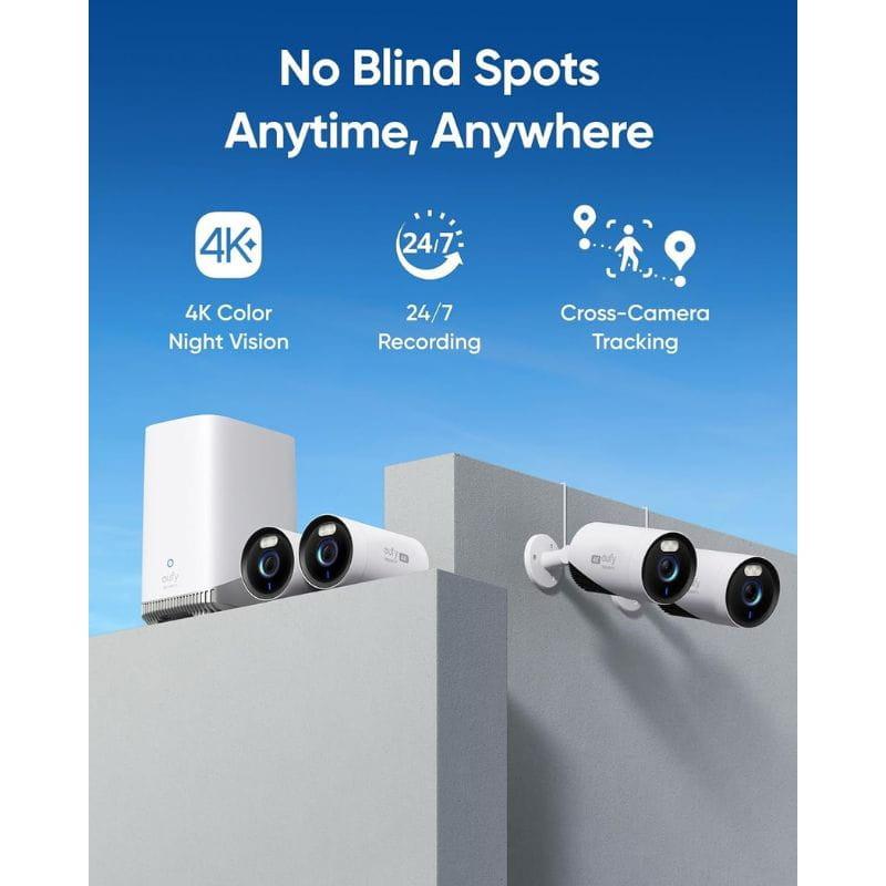 EufyCam E330 4K IP - Caméra de sécurité extérieure. Caractéristiques.