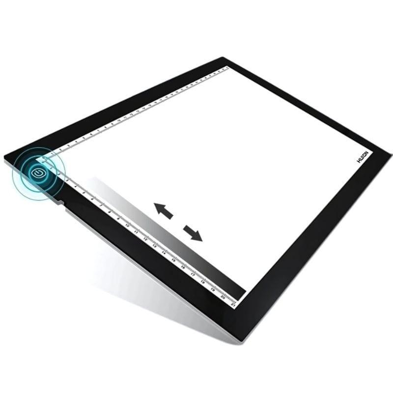 Huion L4S iluminada LED - Mesa digitalizadora para desenho, imagem lateral