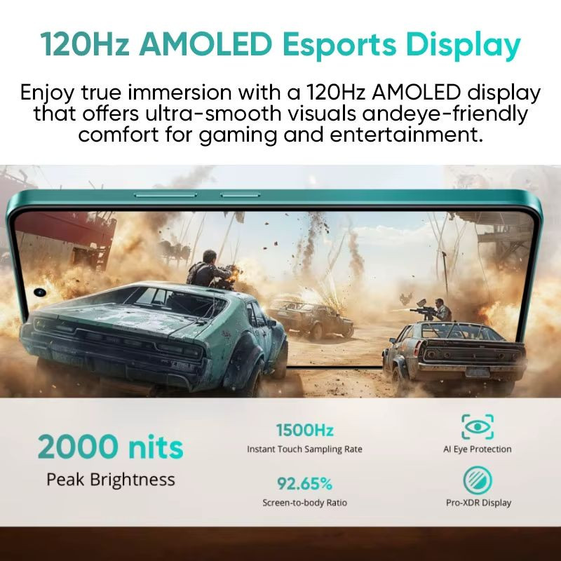 Ecràn de Realme P3 Vert