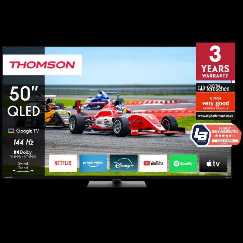 Thomson 50QG7C14 50" 4K Utra HD QLED Pro Wi-Fi Smart TV Negro 