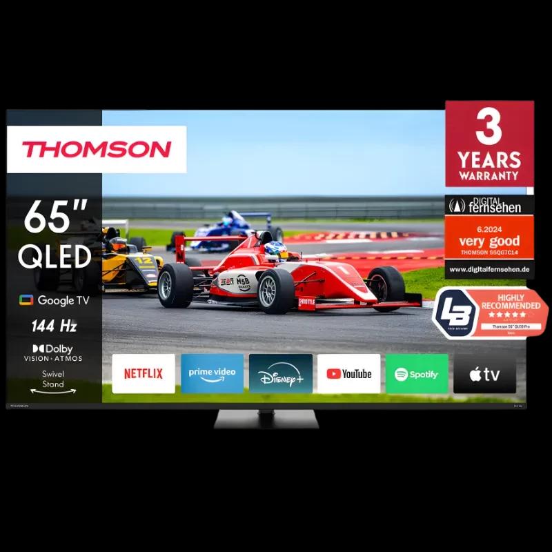 Thomson 65QG7C14 65" 4K Ultra HD QLED Pro Wi-Fi Smart TV Preto