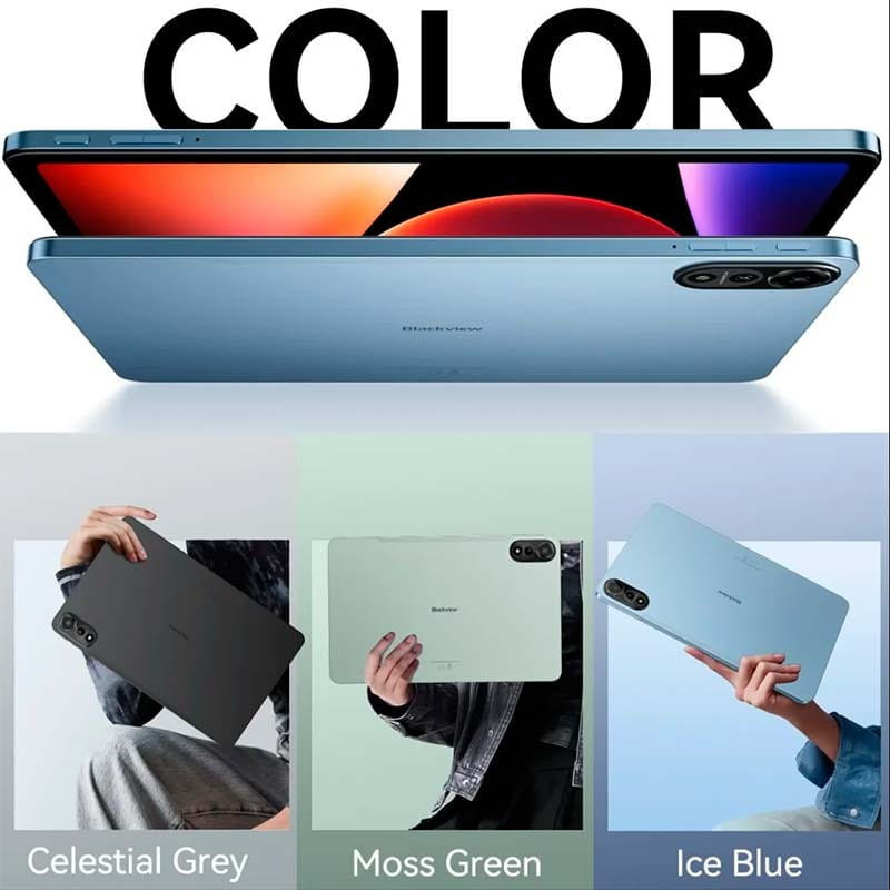 Blackview MEGA 2 12 pouces Wi-Fi 12 Go/256 Go Gris - Tablette couleurs disponibles