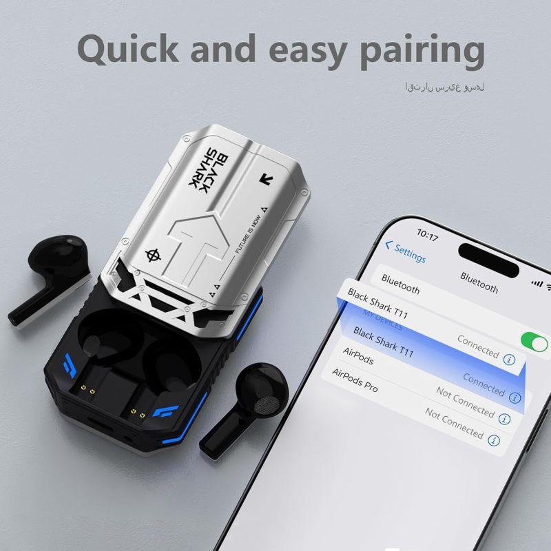 Black Shark T11 Blanc, appairage facile