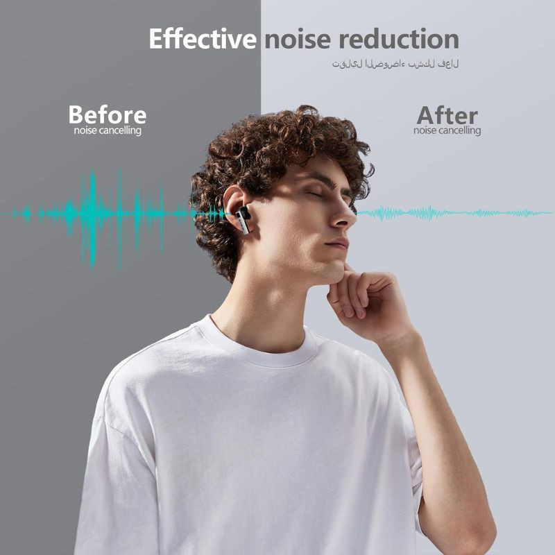 Black Shark T11 Blanc, avec suppression du bruit