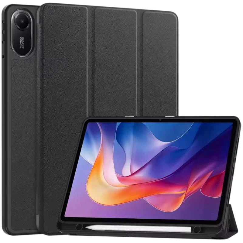 Funda Inteligente Xiaomi Redmi Pad 2 con Soporte Negro