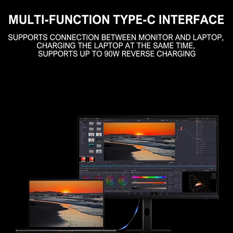 USB Tipo C de Xiaomi A27Ui 27 4K UHD IPS 6ms