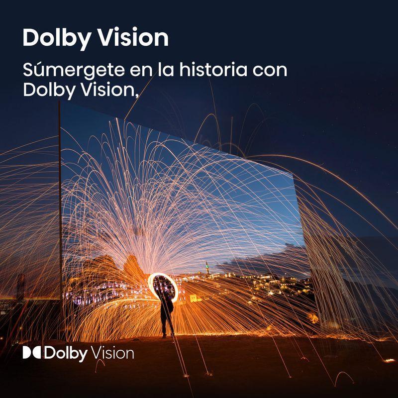Dolby Vision de Hisense 55A6Q 55 4K Ultra HD Smart TV Wifi Negro