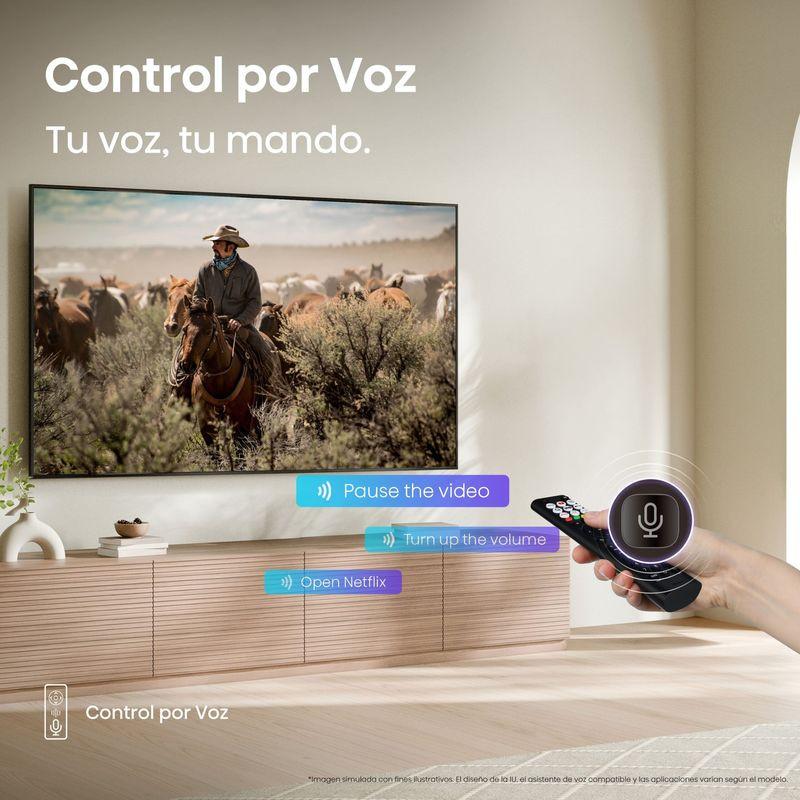 Commande vocale de Hisense 65A6Q Noir