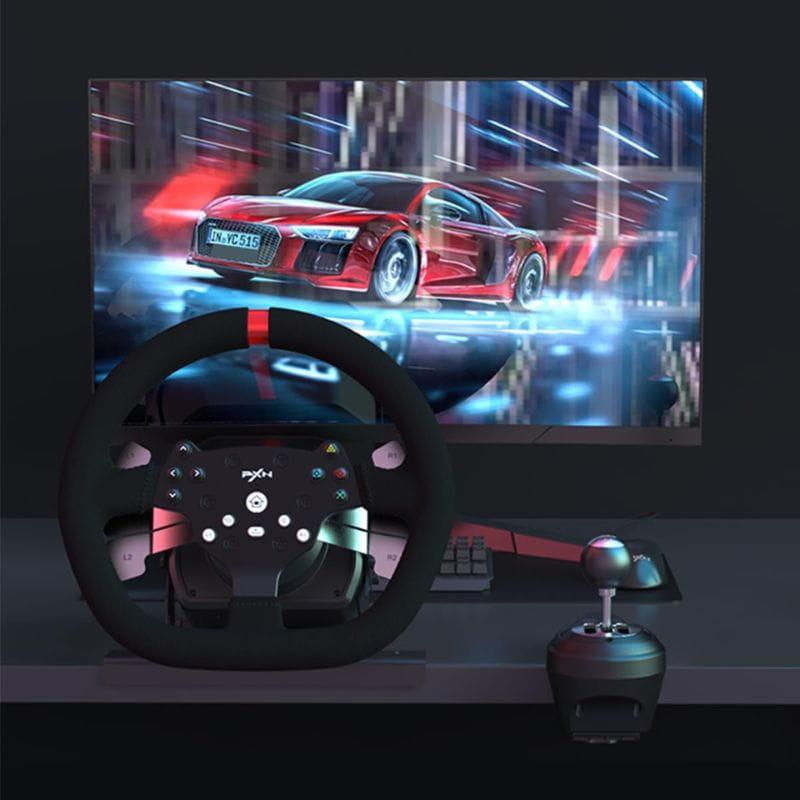 PXN-A7 Palanca de cambios para PC / PS3 / PS4 / XBOX ONE / SWITCH imagen real