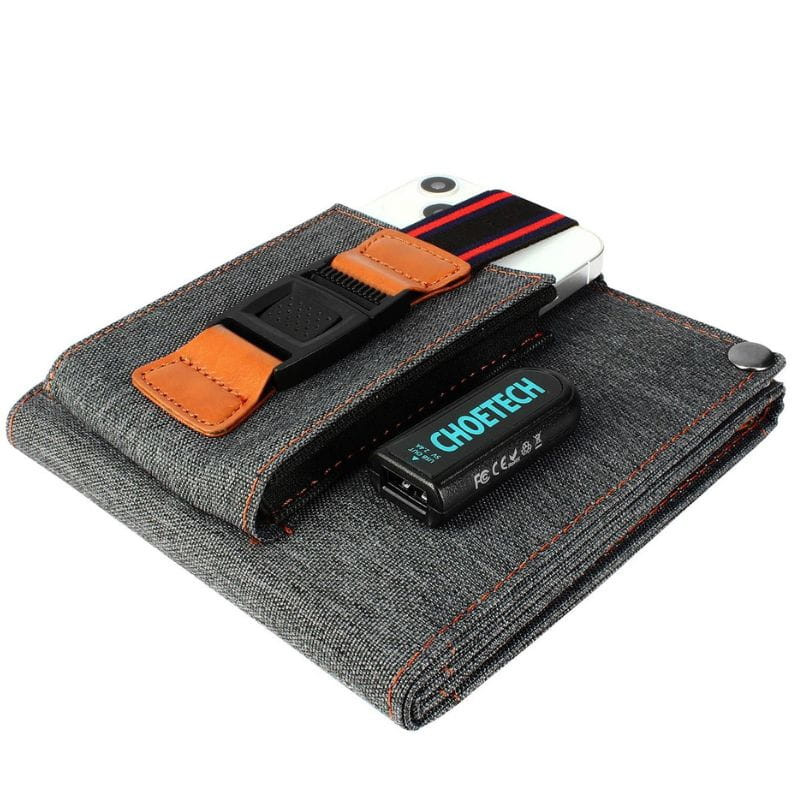 Choetech SC004 14W - Chargeur solaire pliable, image plié