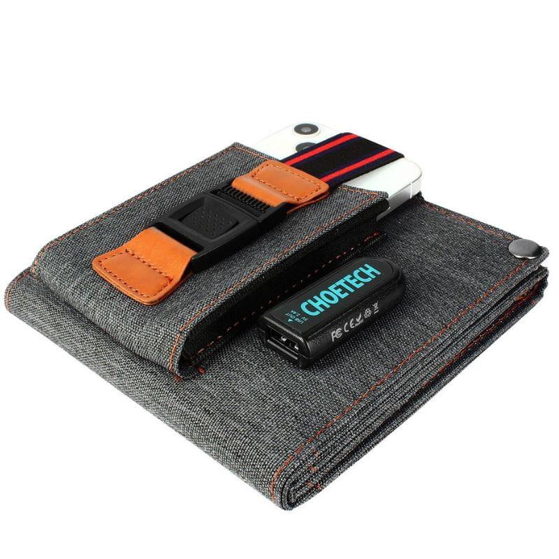 Choetech SC004 14W - Chargeur solaire pliable, image plié