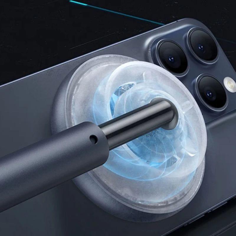 Baseus Orbit 2 Pro Qi2 Gris - Cargador Magnético, imagen de los imanes