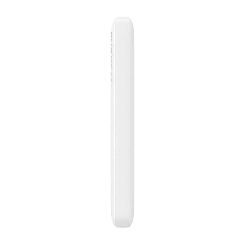 Latérale gauche de Baseus Airpow 10000mAh 20W Blanc - Powerbank