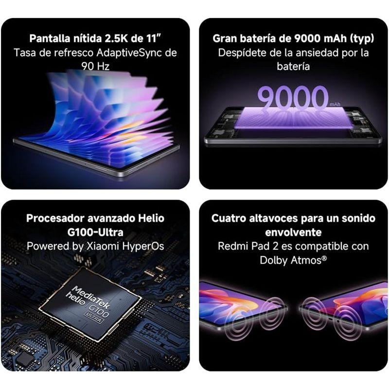 Detalles de Xiaomi Redmi Pad 2