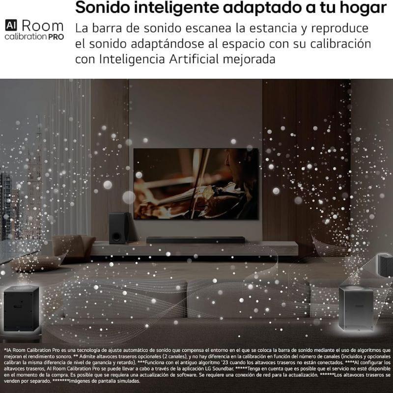 LG S95TR 9.1.5 810 W Preto - Barra de som adaptada à sua casa