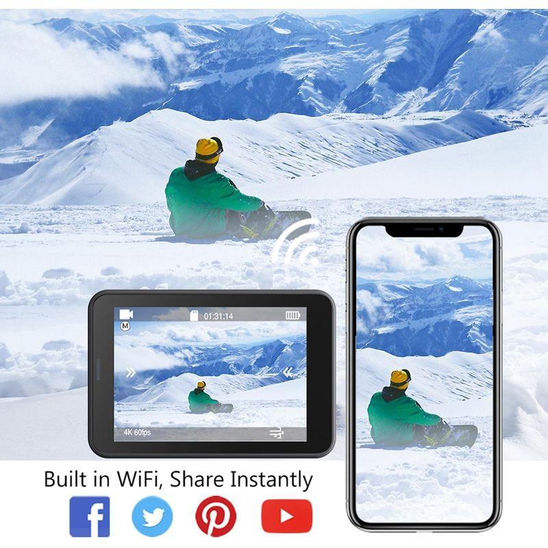 WiFi de AKASO V50 Pro 4K 30FPS 20MP WiFi