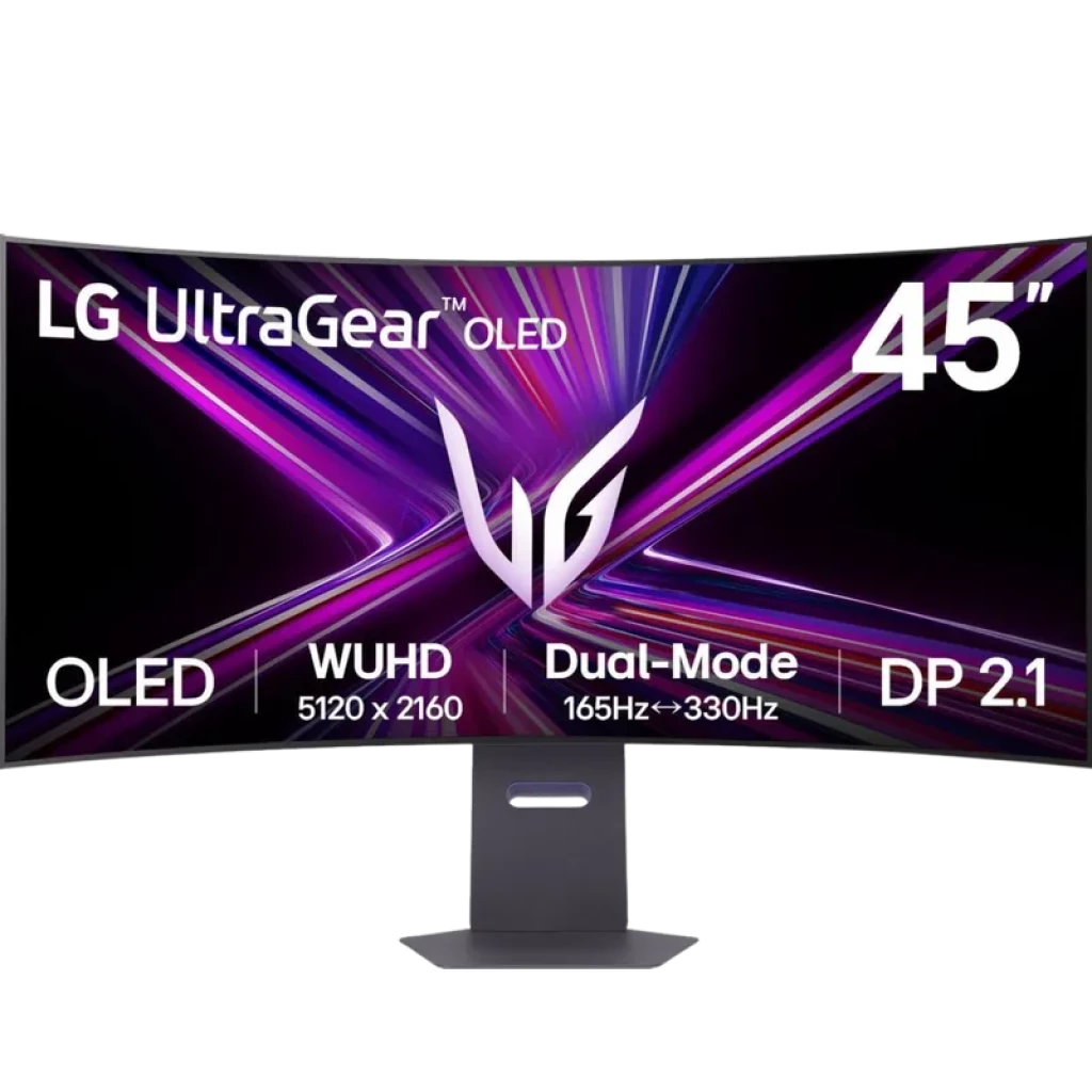 LG UltraGear 45GX950A-B 44.5" OLED UltraWide Dual UltraHD 5K2K 165Hz 0.03ms FreeSync Premium Pro Curva - Monitor PC