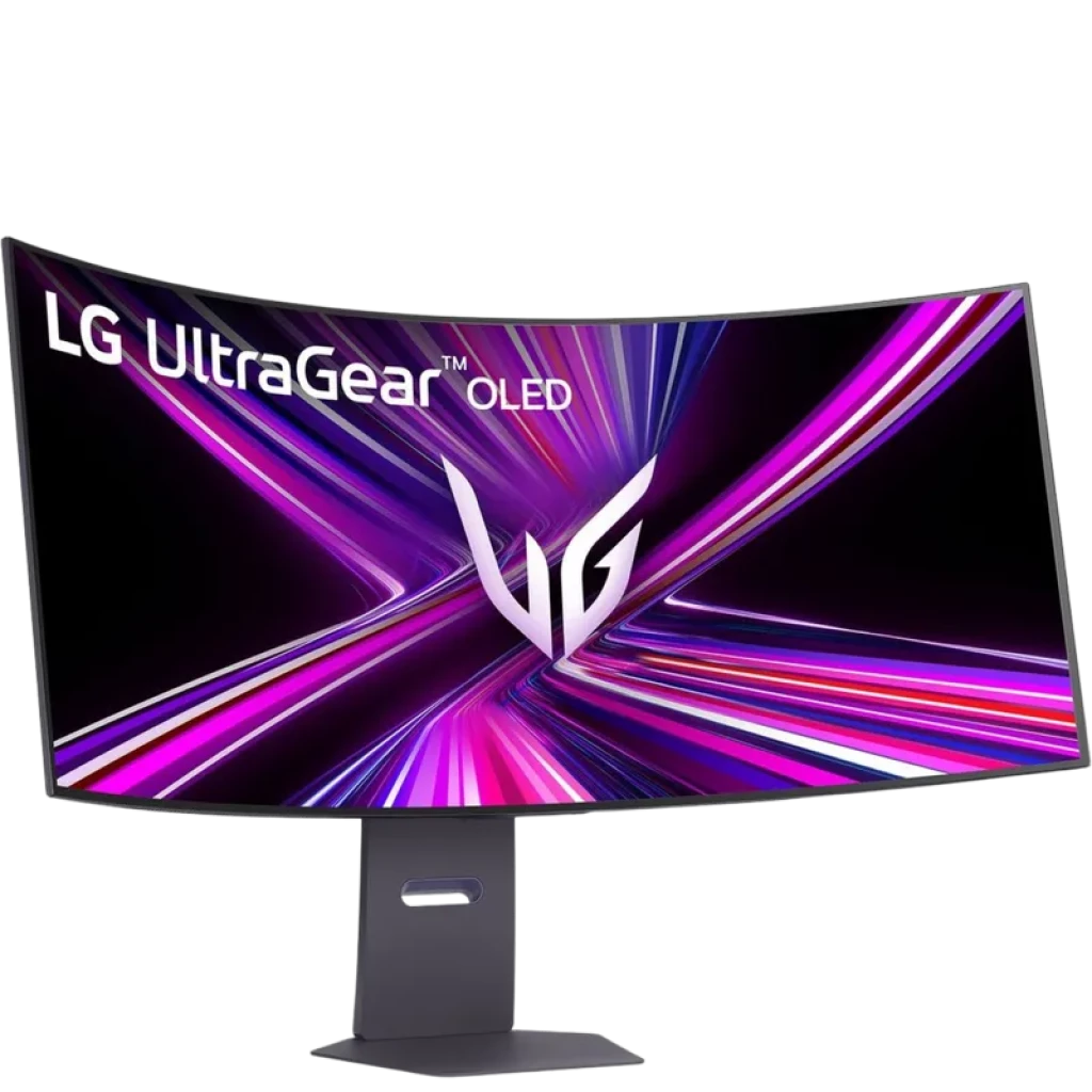 LG UltraGear 45GX950A-B OLED curvo 44.5 pulgadas, pantalla UltraWide 5K2K, 165 Hz, 0.03 ms, FreeSync Premium Pro, biseles delgados y soporte robusto