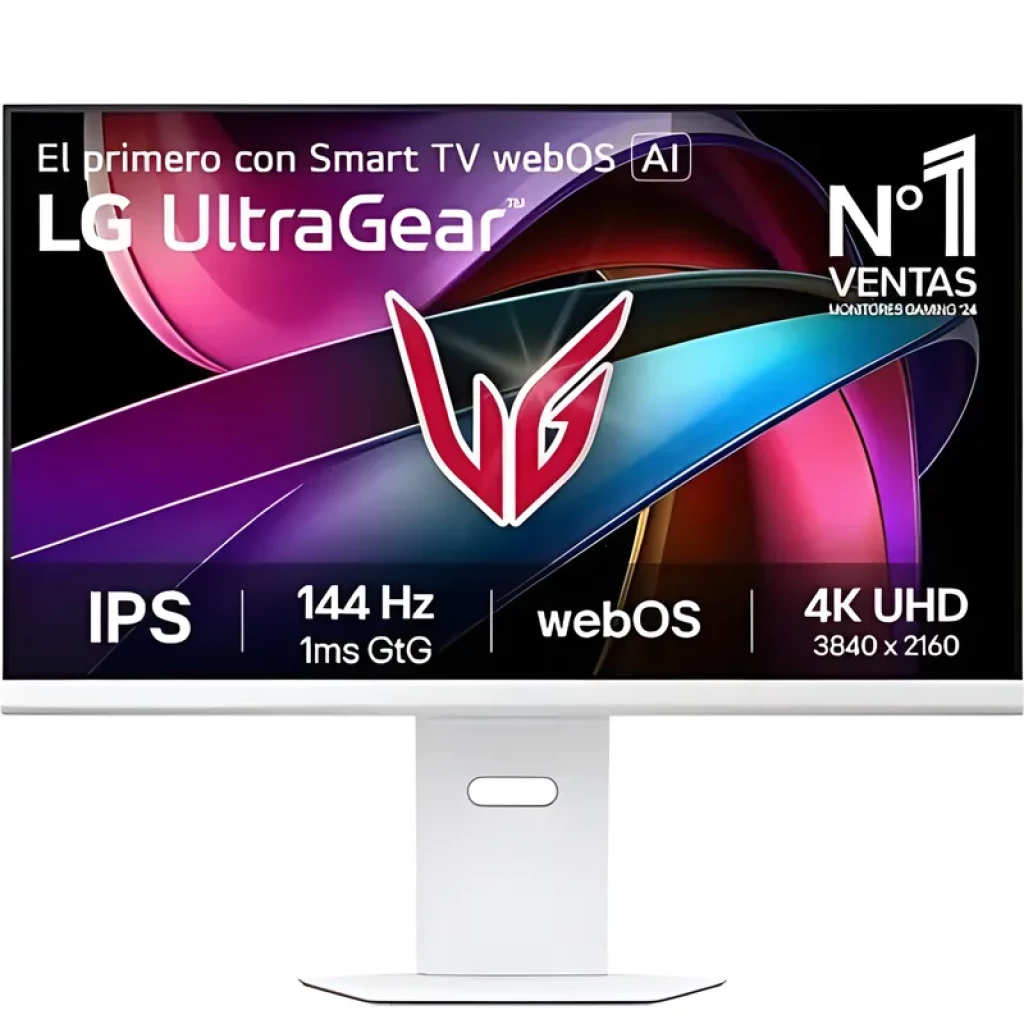 LG 32G810SA-W.AEU 32" 4K Ultra HD LCD IPS 144 Hz 1ms G-Sync FreeSync AI Picture AI Sound - Monitor PC