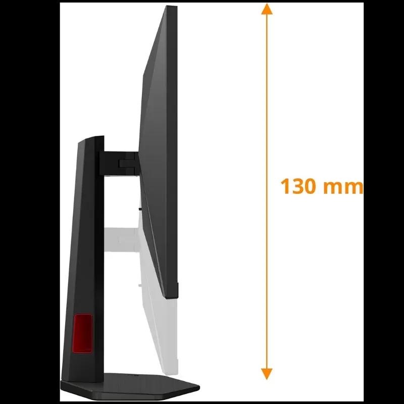 AOC Q27G4ZR 27 pulgadas, panel IPS ultrafino con biseles mínimos, soporte ajustable en altura 130 mm, diseño gaming negro con detalles rojos