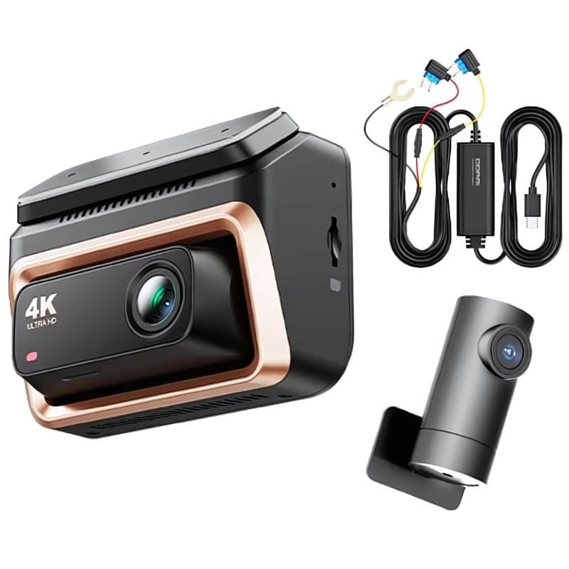 DDPAI Z60 Pro 4K Dual Dash Cam - Cámara para Coche, contenido del paquete