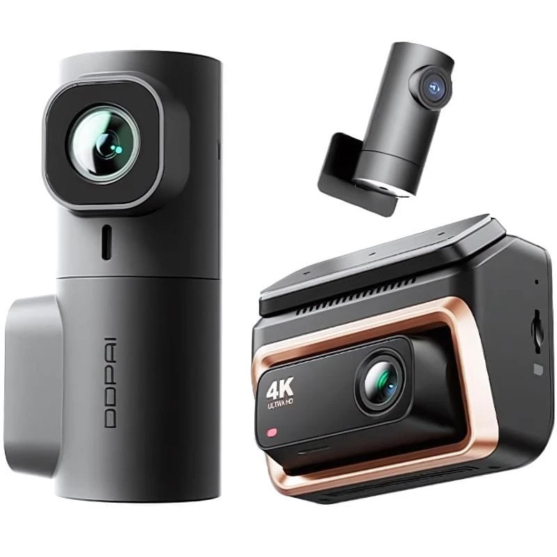 DDPAI Z60 Pro 4K Three Dash Cam - Cámara para Coche