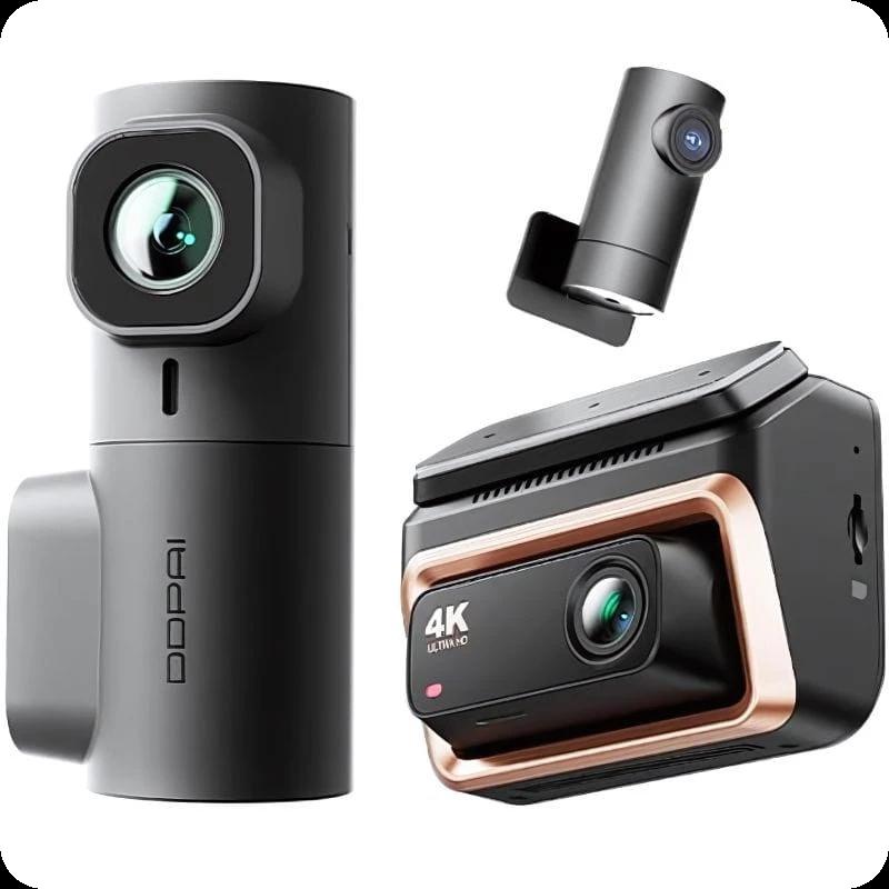 DDPAI Z60 Pro 4K Three Dash Cam - Câmara para carro