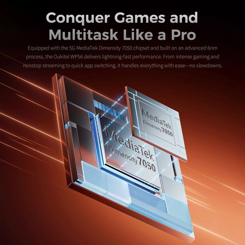 Oukitel WP56 5G 8GB/256GB Rojo - procesador