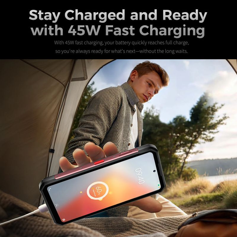 Oukitel WP56 5G 8GB/256GB Rojo - carga rápida