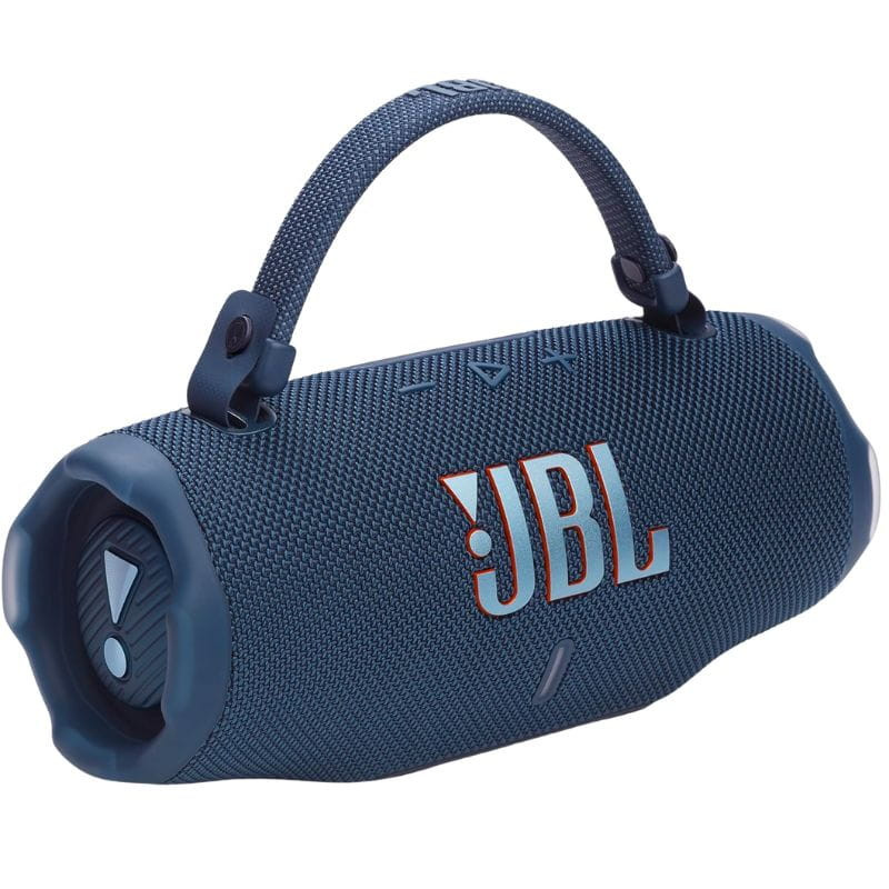 JBL Charge 6 Azul, com som, imagem frontal