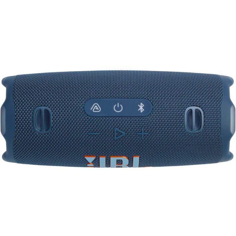 JBL Charge 6 Azul, com som, imagem dos controlos