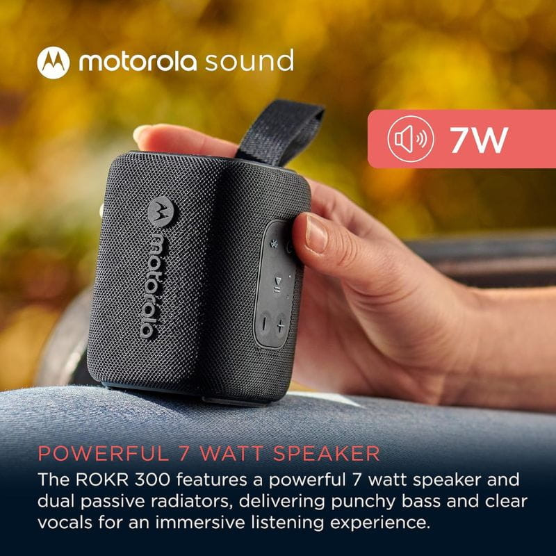 Motorola ROKR 300 7 W Vert - Haut-parleur Bluetooth, image réelle