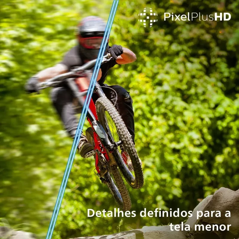 Philips 24PHS6000/12 24 pulgadas HD LED Smart TV en negro con biseles delgados y tecnología Pixel Plus HD que mejora nitidez y contraste en pantalla pequeña