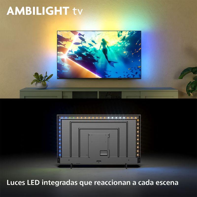 Ambilight de Philips 43PUS8010/12 43 4K Ultra HD LED Smart TV Wifi Preto