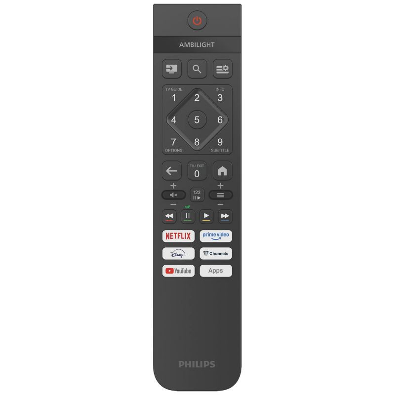 Etiqueta energética UE para Philips 55OLED770 55" 4K: clase E, 48 kWh/1000 h; HDR: 95 kWh/1000 h. Resolución 3840×2160, diagonal 126 cm, altura 71 cm.