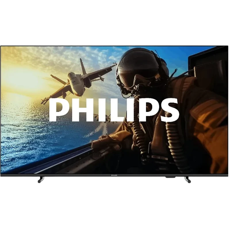 Philips 55PUS7000/12 televisor 55 pulgadas 4K UHD LED, biseles finos en negro, imagen nítida y colores vivos, ideal para cine y juegos