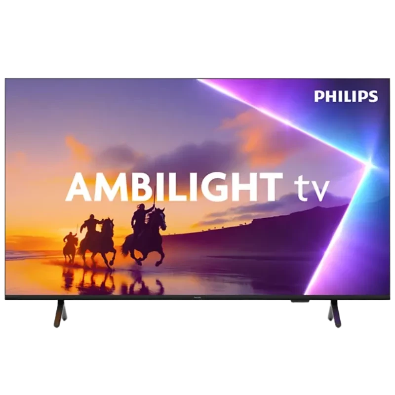 Philips 85PUS8510 85 pulgadas 4K QLED con Ambilight, biseles delgados, peana doble y pantalla amplia con colores vivos y alto contraste
