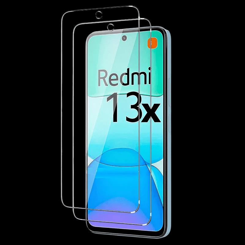 Pack x2 Protector de cristal templado Xiaomi Redmi 13X